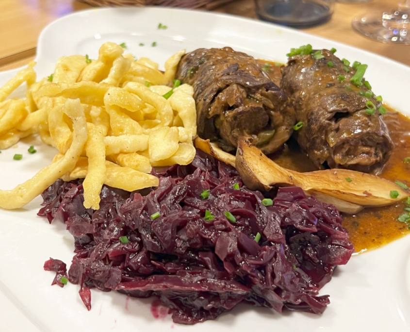 Rinder-Rouladen-Spätzle-Rotkraut